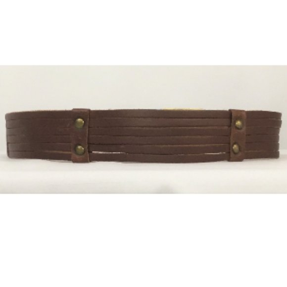 Old Navy Leather Strips Belt - Picture 5 of 5